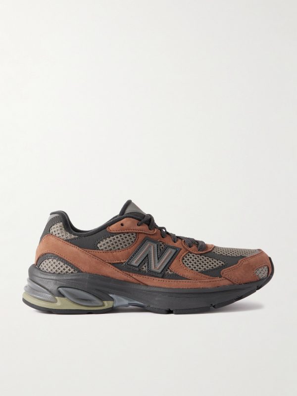 ABZORB 2010 Suede and Mesh Sneakers
