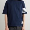 Logo-Appliquéd Striped Cotton-Jersey T-Shirt - FR Logo-Appliquéd Striped Cotton-Jersey T-Shirt - FR