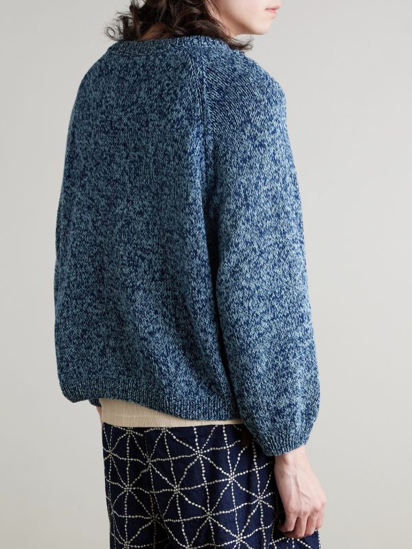 Bulb Appliquéd Organic Cotton Sweater - BK