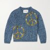 Bulb Appliquéd Organic Cotton Sweater
