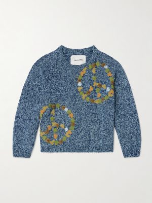 Bulb Appliquéd Organic Cotton Sweater Bulb Appliquéd Organic Cotton Sweater