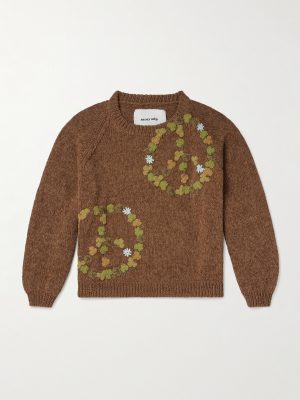 Bulb Appliquéd Organic Cotton Sweater Bulb Appliquéd Organic Cotton Sweater