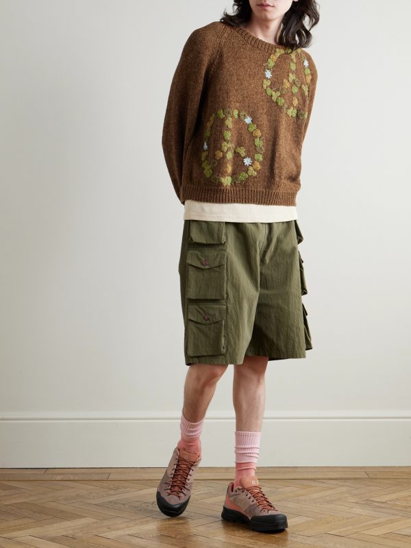 Bulb Appliquéd Organic Cotton Sweater - OU
