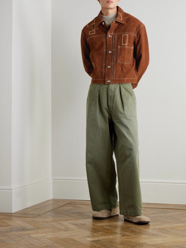 Ever Embroidered Cotton-Canvas Jacket - OU