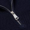 Silk and Cotton-Blend Half-Zip Sweater - CU Silk and Cotton-Blend Half-Zip Sweater - CU