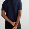 Textured Cotton Cardigan - BK