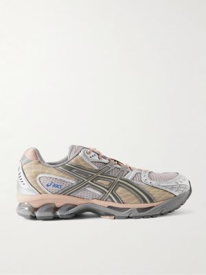 GEL-NIMBUS 10.1 Rubber-Trimmed Mesh Sneakers GEL-NIMBUS 10.1 Rubber-Trimmed Mesh Sneakers