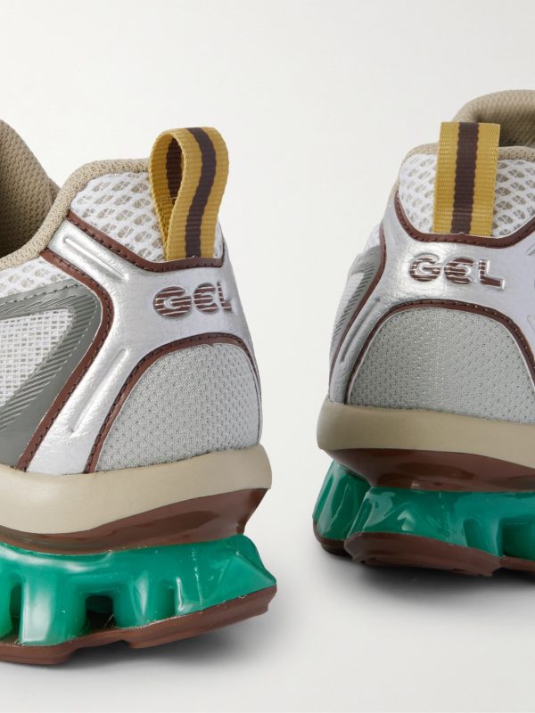 GEL-QUANTUM KINETIC Rubber-Trimmed Mesh Sneakers - CU GEL-QUANTUM KINETIC Rubber-Trimmed Mesh Sneakers - CU
