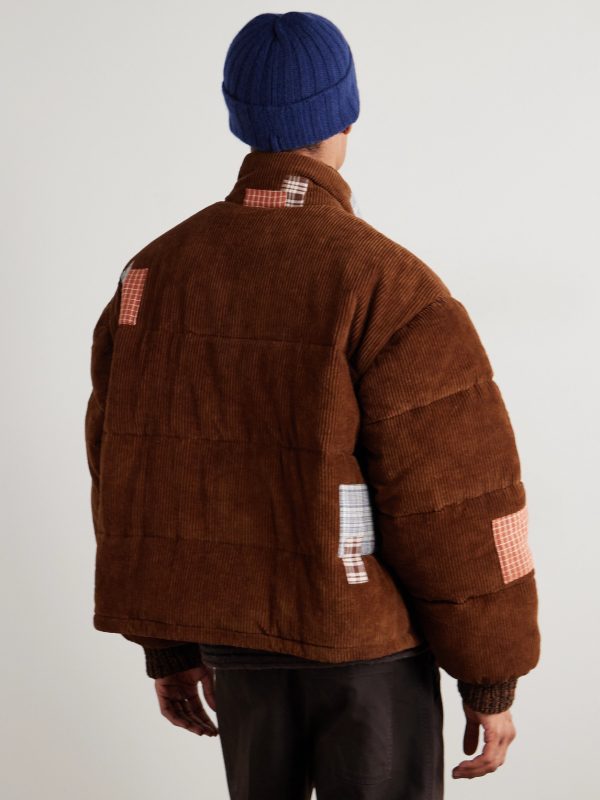 Patchwork Organic Cotton-Corduroy Jacket - BK
