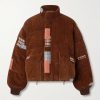 Patchwork Organic Cotton-Corduroy Jacket