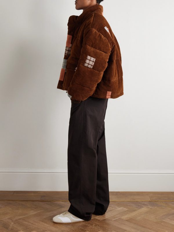 Patchwork Organic Cotton-Corduroy Jacket - OU