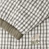 Mineral Quilted Checked Organic Cotton Half-Zip Sweater - E1