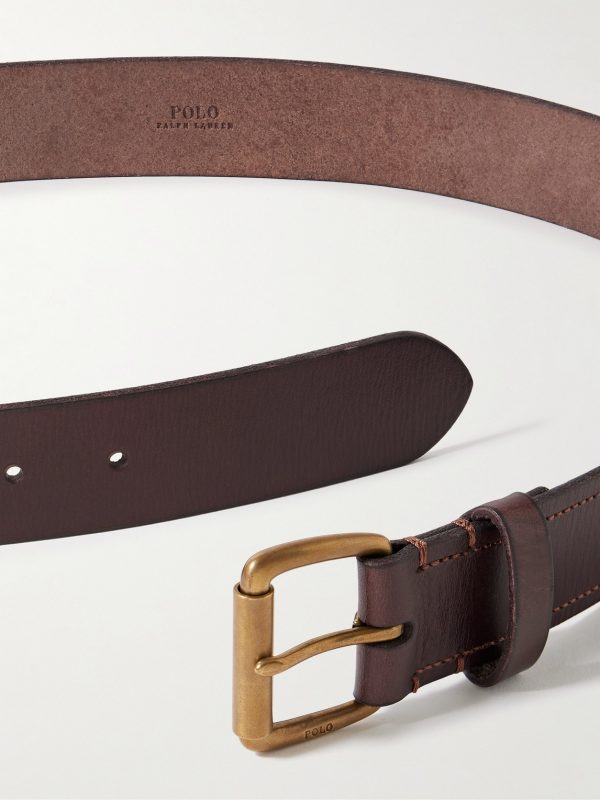 3.5cm Logo-Detailed Leather Belt - E1 3.5cm Logo-Detailed Leather Belt - E1