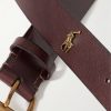 3.5cm Logo-Detailed Leather Belt - E2 3.5cm Logo-Detailed Leather Belt - E2