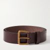 3.5cm Logo-Detailed Leather Belt 3.5cm Logo-Detailed Leather Belt