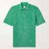 Mondial Slim-Fit Cotton-Terry Polo Shirt