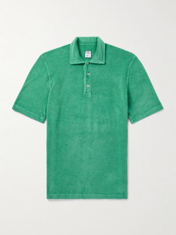 Mondial Slim-Fit Cotton-Terry Polo Shirt