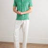 Mondial Slim-Fit Cotton-Terry Polo Shirt - OU