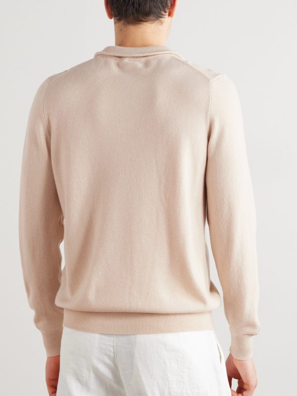 Favonio Slim-Fit Cashmere Half-Zip Sweater - BK