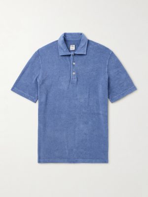 Mondial Slim-Fit Cotton-Terry Polo Shirt Mondial Slim-Fit Cotton-Terry Polo Shirt