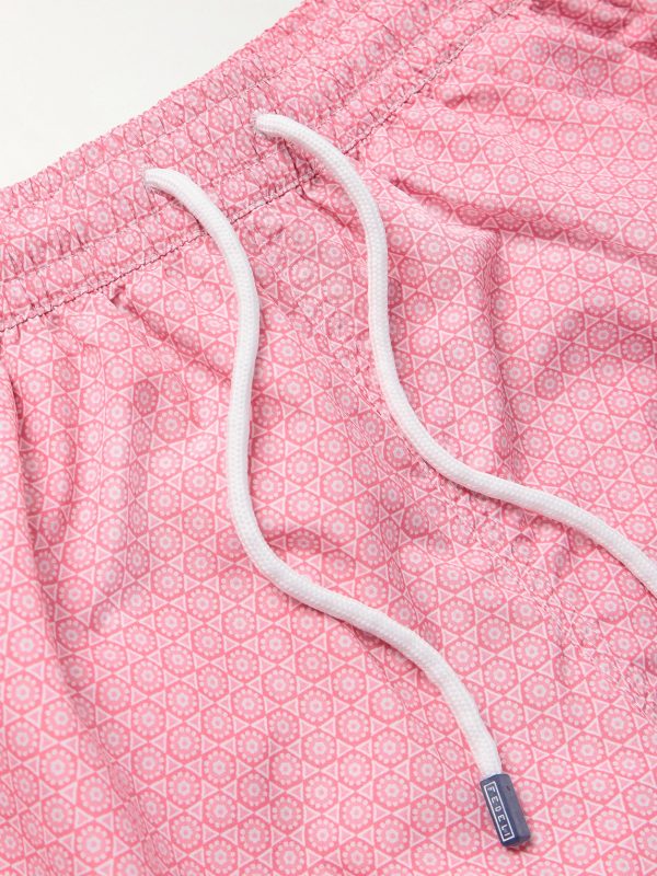 Madeira Straight-Leg Mid-Length Swim Shorts - CU Madeira Straight-Leg Mid-Length Swim Shorts - CU