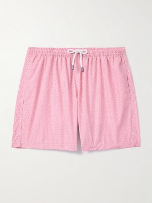 Madeira Straight-Leg Mid-Length Swim Shorts
