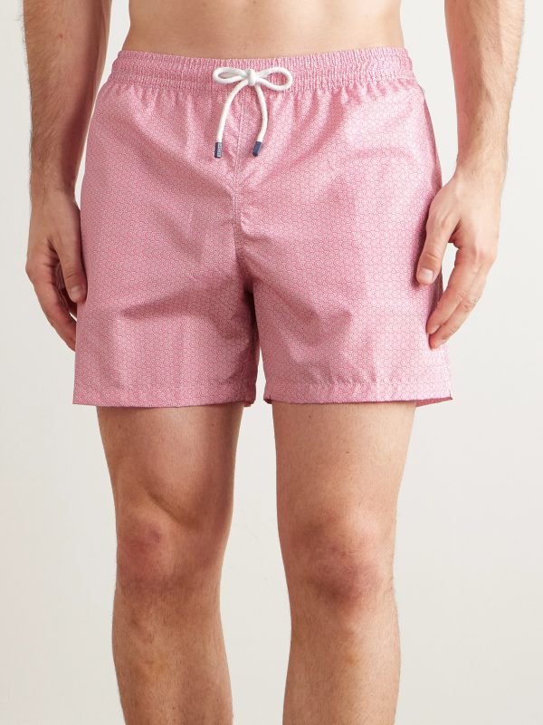 Madeira Straight-Leg Mid-Length Swim Shorts - OU Madeira Straight-Leg Mid-Length Swim Shorts - OU