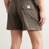 Madeira Airstop Straight-Leg Mid-Length Swim Shorts - BK Madeira Airstop Straight-Leg Mid-Length Swim Shorts - BK