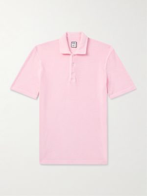 Mondial Slim-Fit Cotton-Terry Polo Shirt Mondial Slim-Fit Cotton-Terry Polo Shirt
