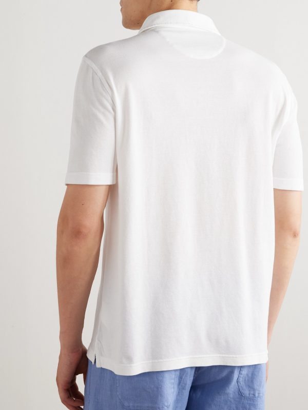 Cotton-Piqué Polo Shirt - BK Cotton-Piqué Polo Shirt - BK