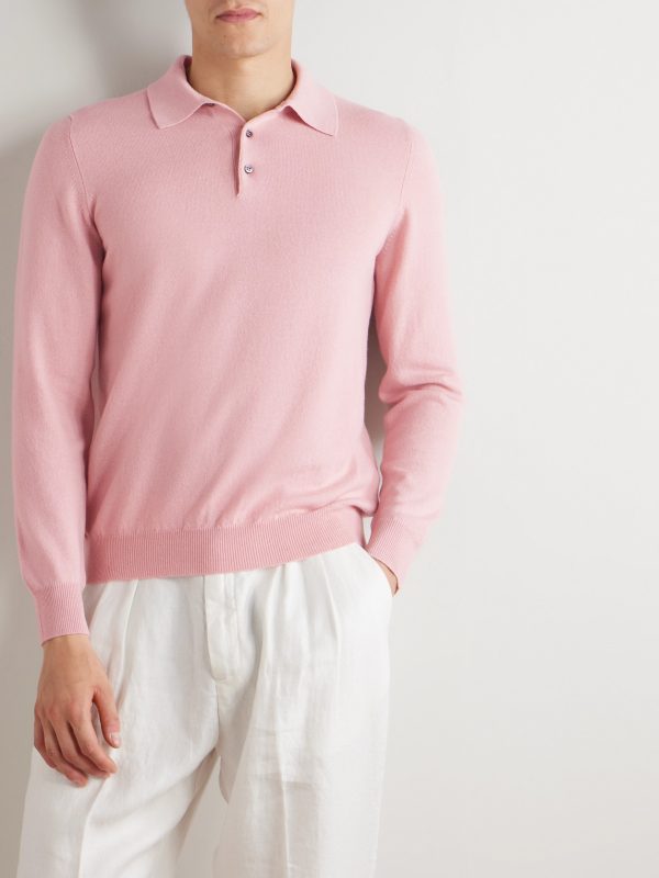 Sportsman Slim-Fit Cashmere Polo Shirt - FR Sportsman Slim-Fit Cashmere Polo Shirt - FR