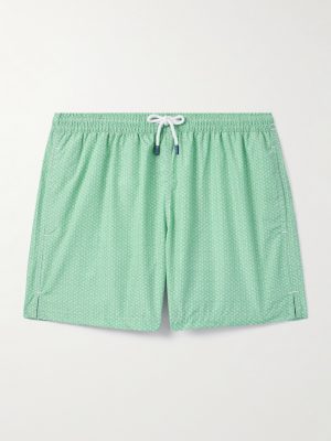 Madeira Straight-Leg Mid-Length Swim Shorts
