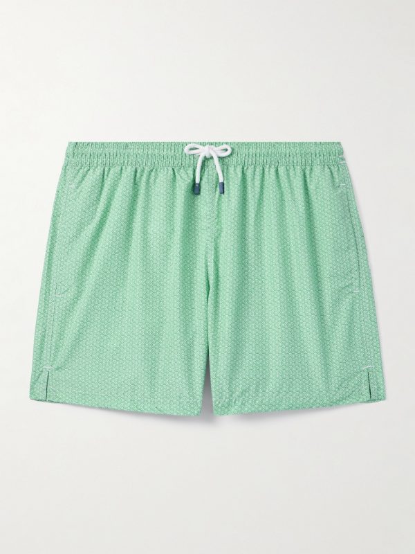 Madeira Straight-Leg Mid-Length Swim Shorts Madeira Straight-Leg Mid-Length Swim Shorts
