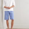 Vico Straight-Leg Linen Drawstring Shorts - OU Vico Straight-Leg Linen Drawstring Shorts - OU