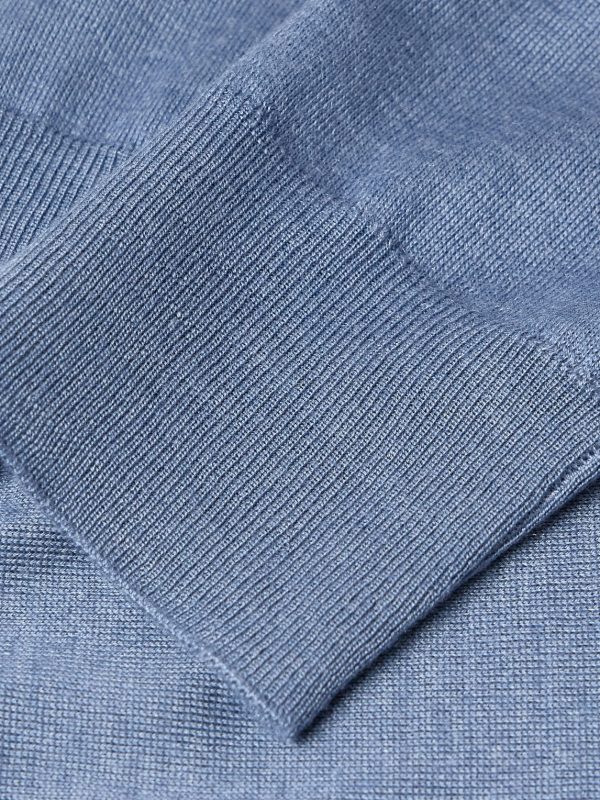 Argentina Slim-Fit Cashmere and Silk-Blend Sweater - CU Argentina Slim-Fit Cashmere and Silk-Blend Sweater - CU