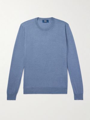 Argentina Slim-Fit Cashmere and Silk-Blend Sweater Argentina Slim-Fit Cashmere and Silk-Blend Sweater