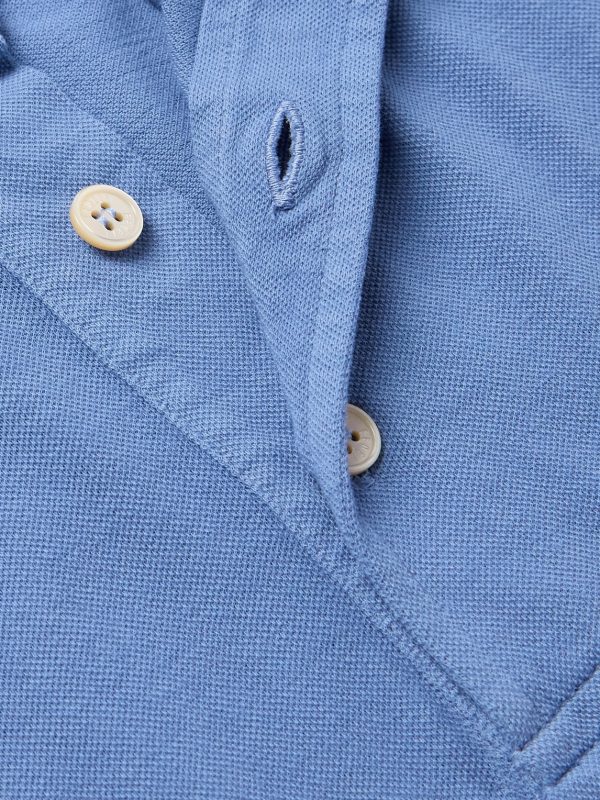 Slim-Fit Cotton-Piqué Polo Shirt - CU