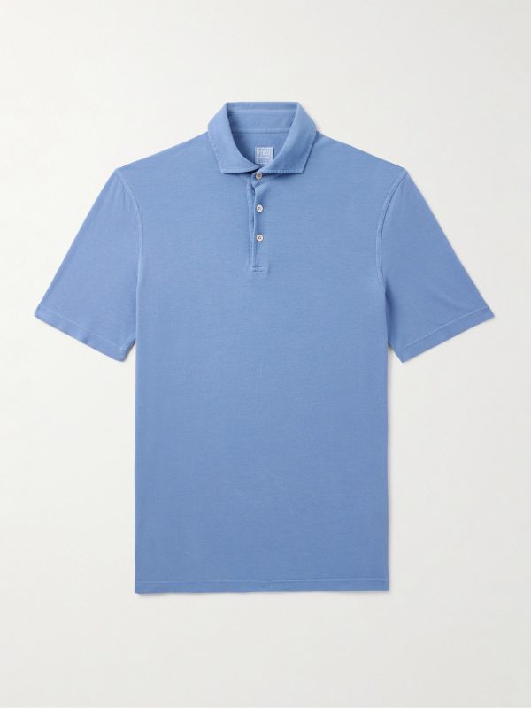 Slim-Fit Cotton-Piqué Polo Shirt