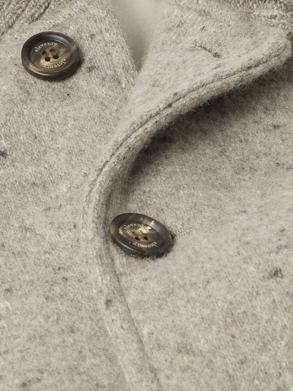 Shawl-Collar Wool and Cashmere-Blend Bomber Jacket - CU Shawl-Collar Wool and Cashmere-Blend Bomber Jacket - CU