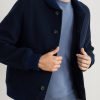 Slim-Fit Ribbed-Knit Trimmed Wool-Blend Bomber Jacket - FR
