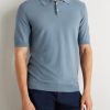 Slim-Fit Ribbed Cotton Polo Shirt - FR