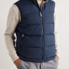 Quilted Tech Wool-Blend Down Gilet - FR