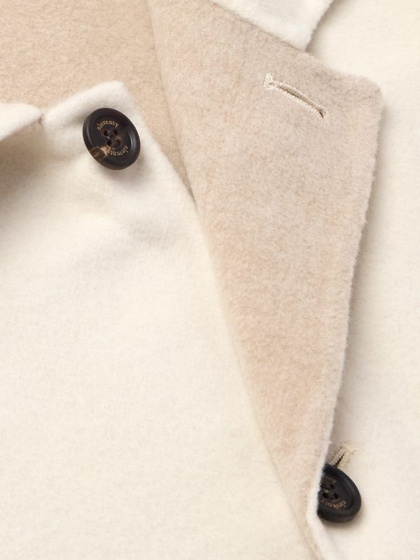Slim-Fit Wool, Cashmere and Silk-Blend Overshirt - CU