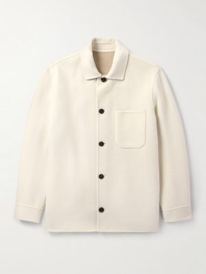 Slim-Fit Wool, Cashmere and Silk-Blend Overshirt Slim-Fit Wool, Cashmere and Silk-Blend Overshirt