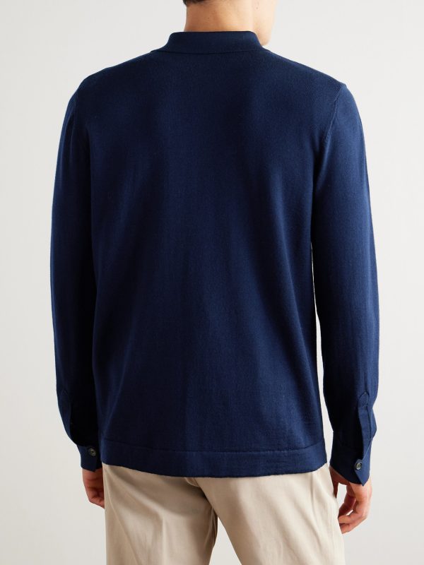 Slim-Fit Wool Cardigan - BK