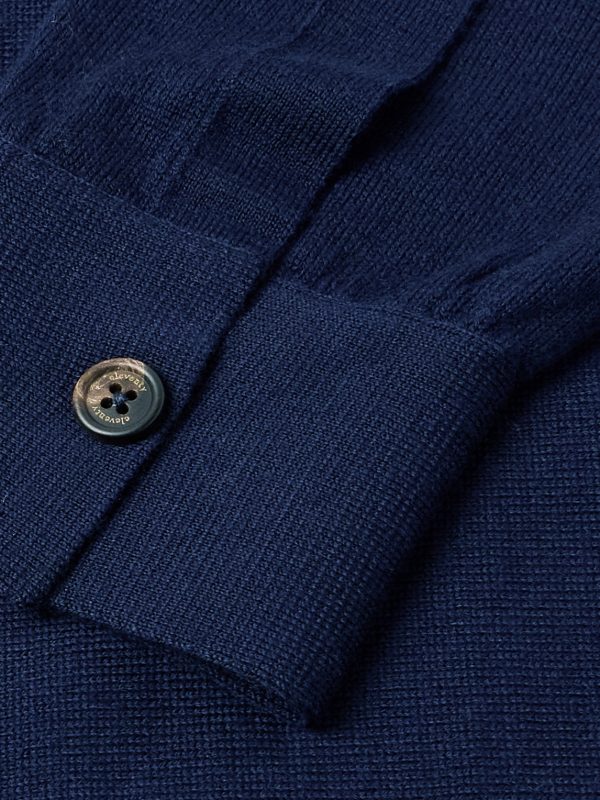 Slim-Fit Wool Cardigan - E1