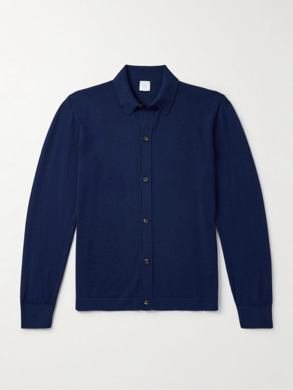 Slim-Fit Wool Cardigan