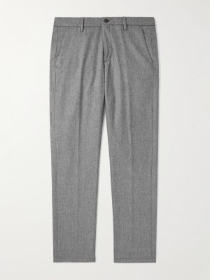 Straight-Leg Stretch Wool and Cashmere-Blend Trousers Straight-Leg Stretch Wool and Cashmere-Blend Trousers