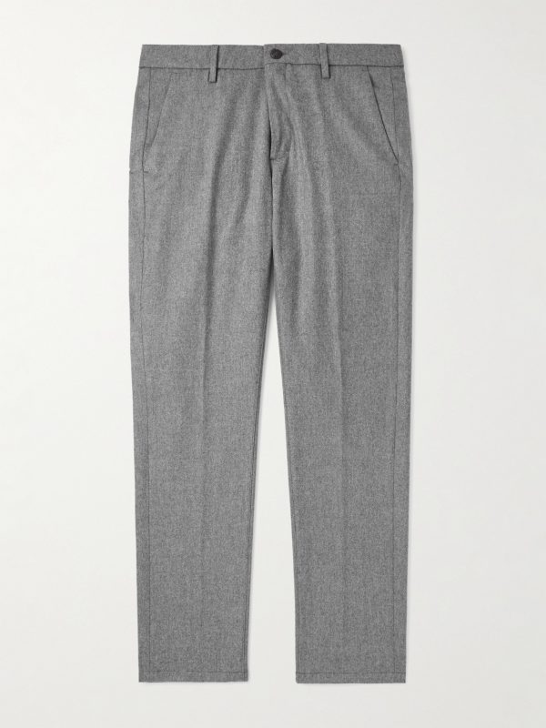 Straight-Leg Stretch Wool and Cashmere-Blend Trousers Straight-Leg Stretch Wool and Cashmere-Blend Trousers