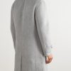 Herringbone Wool and Cashmere-Blend Overcoat - BK Herringbone Wool and Cashmere-Blend Overcoat - BK
